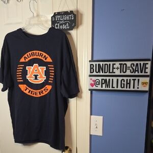 Colosseum Auburn Tigers XL Navy T-Shirt Short Sleeve